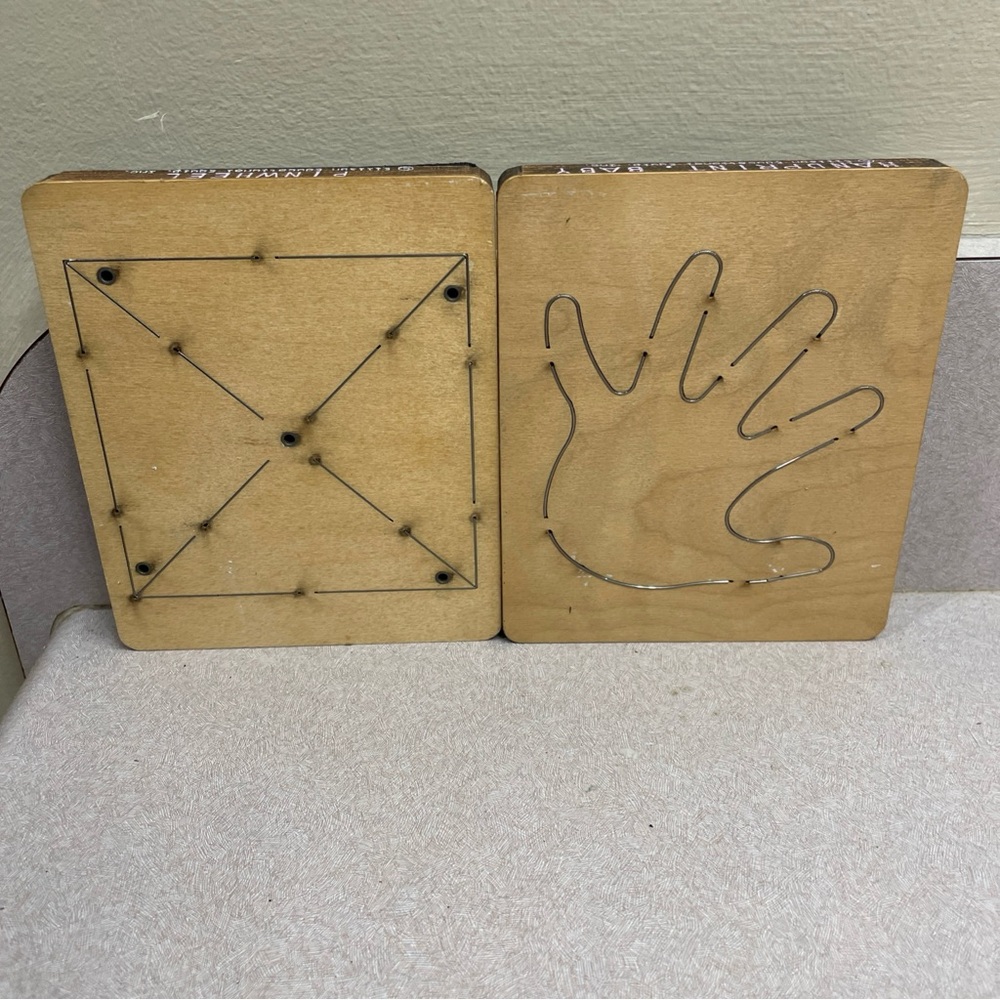 Pinwheel & Handprint Baby Ellison Educational Equip Accucut Wood Dies 6"x5" Arts